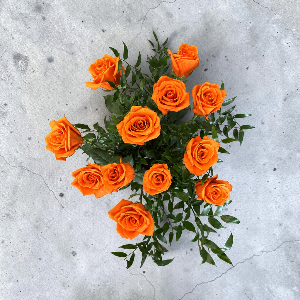Atomic Orange roses